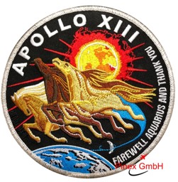 Bild von  Apollo 13 Abzeichen Stoffaufnäher  Large
